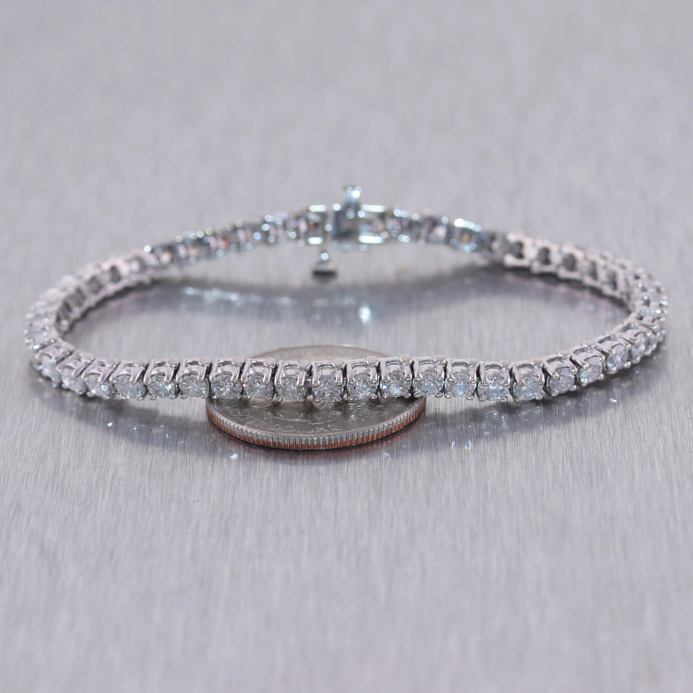 18k White Gold 6ctw Diamond Tennis Bracelet