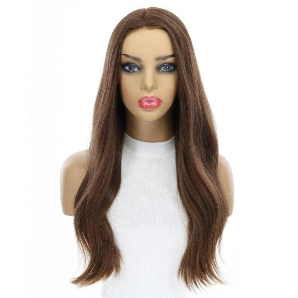 24" Divine Luxe Lace Top Wig #8 Warm Medium Brown
