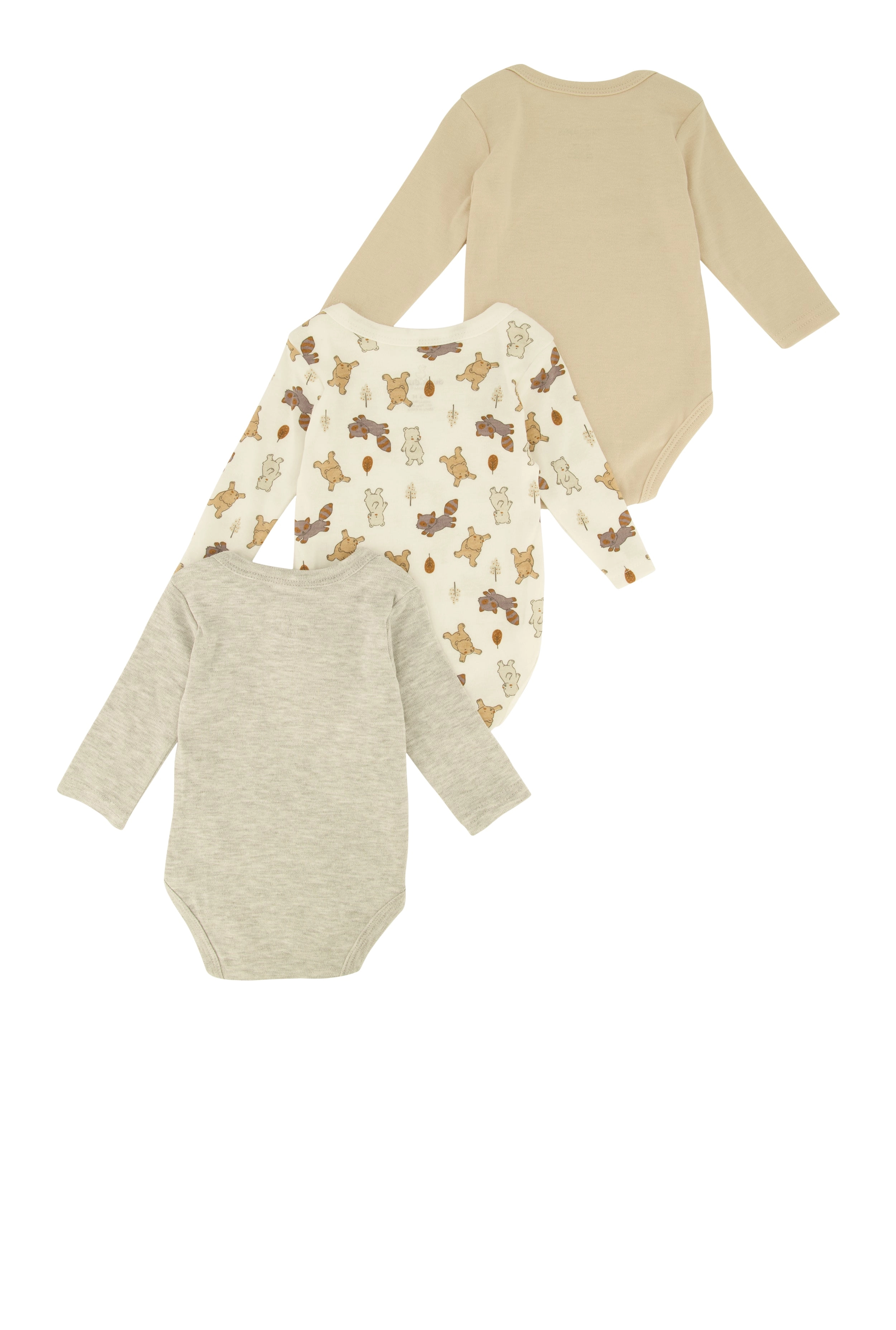 Baby Boys 0-9M Beary Cute and Smart Graphic Bodysuits 3 Pack