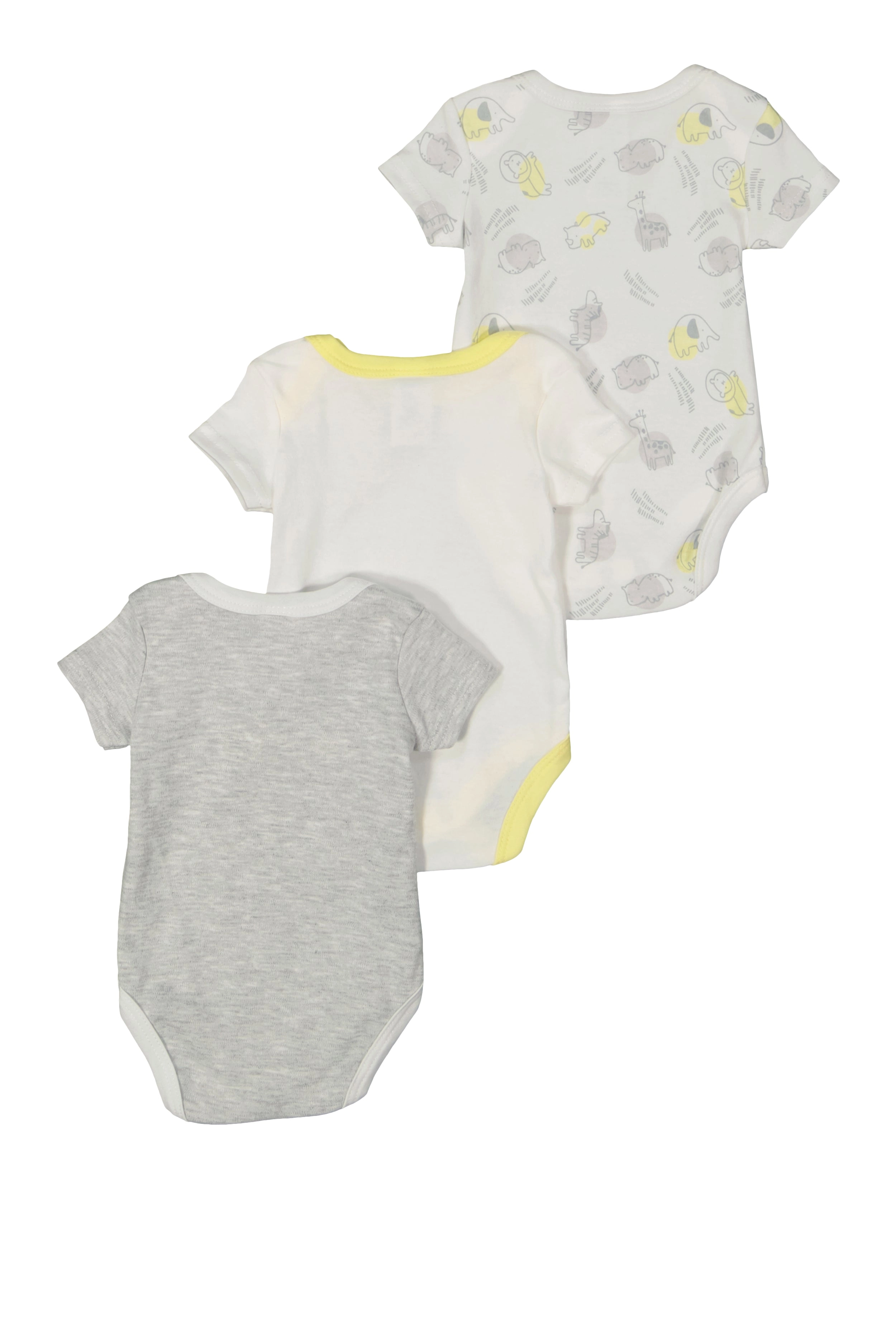 Baby Boys 0-9M Joyful Mini Miracle Graphic Bodysuits 3 Pack