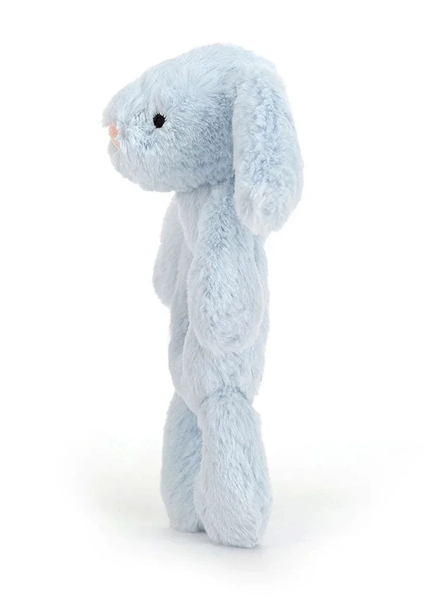 Bashful Blue Bunny Ring Rattle