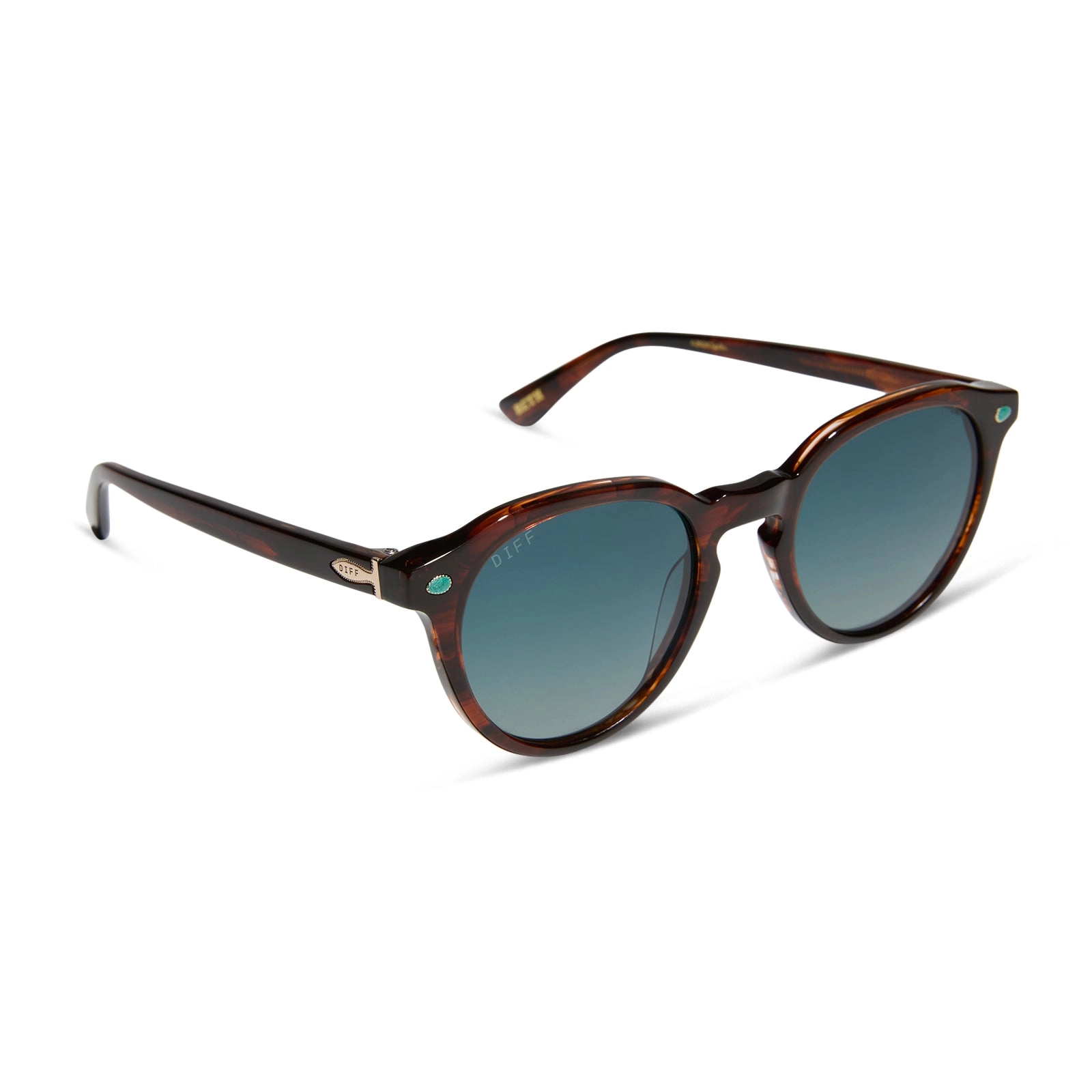 BETH - WARM SEQUOIA TORTOISE   MONTANA SKY   POLARIZED SUNGLASSES