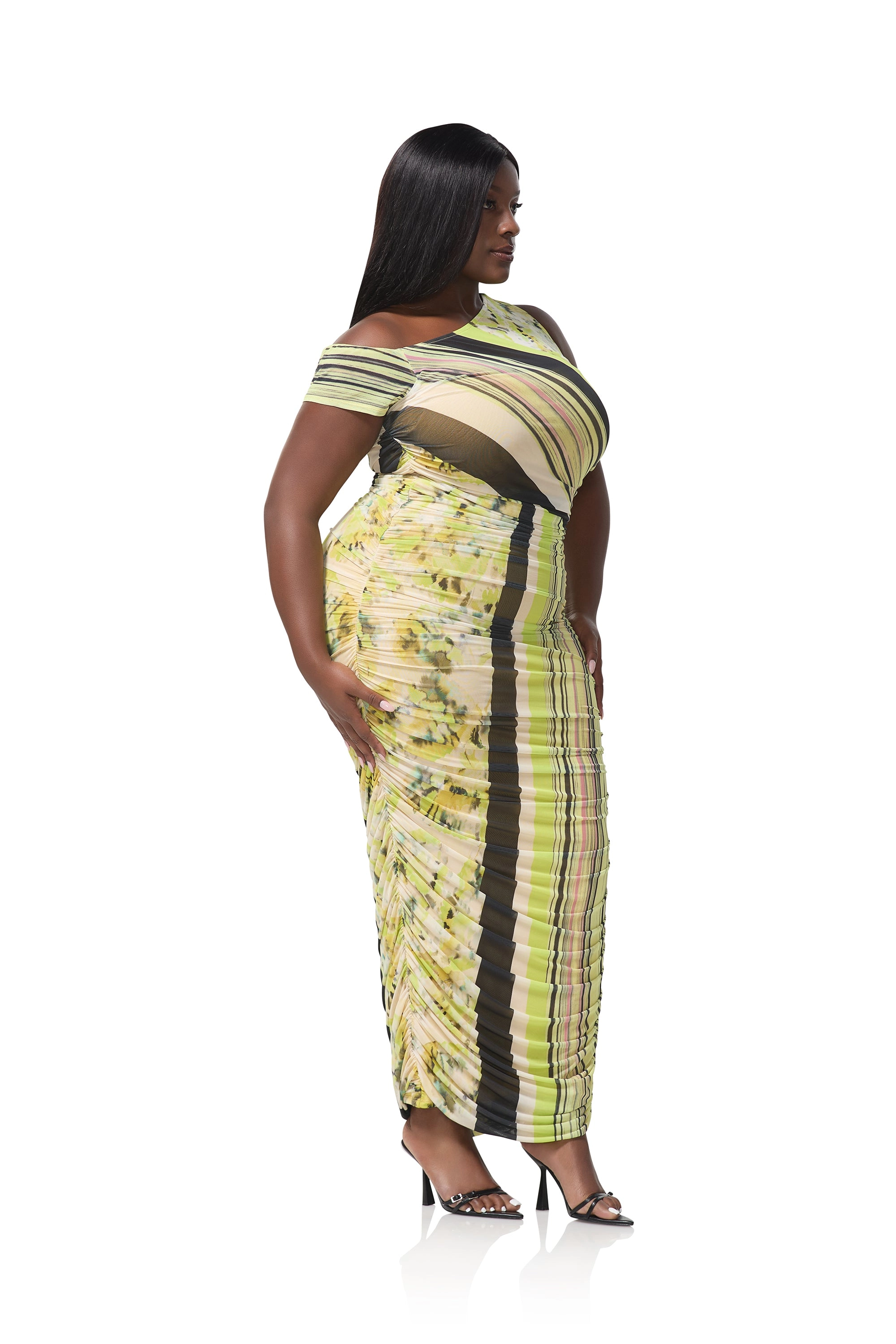 Biona Dress - Wing Stripe