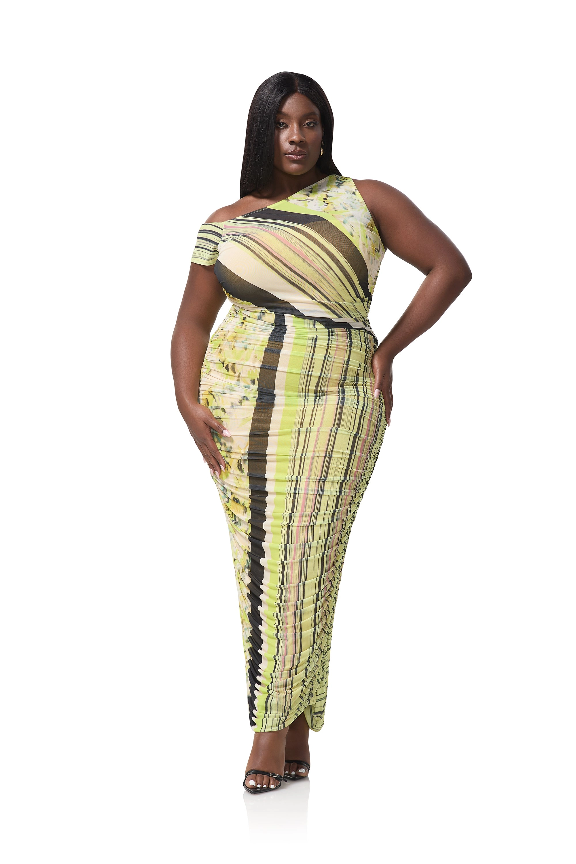 Biona Dress - Wing Stripe