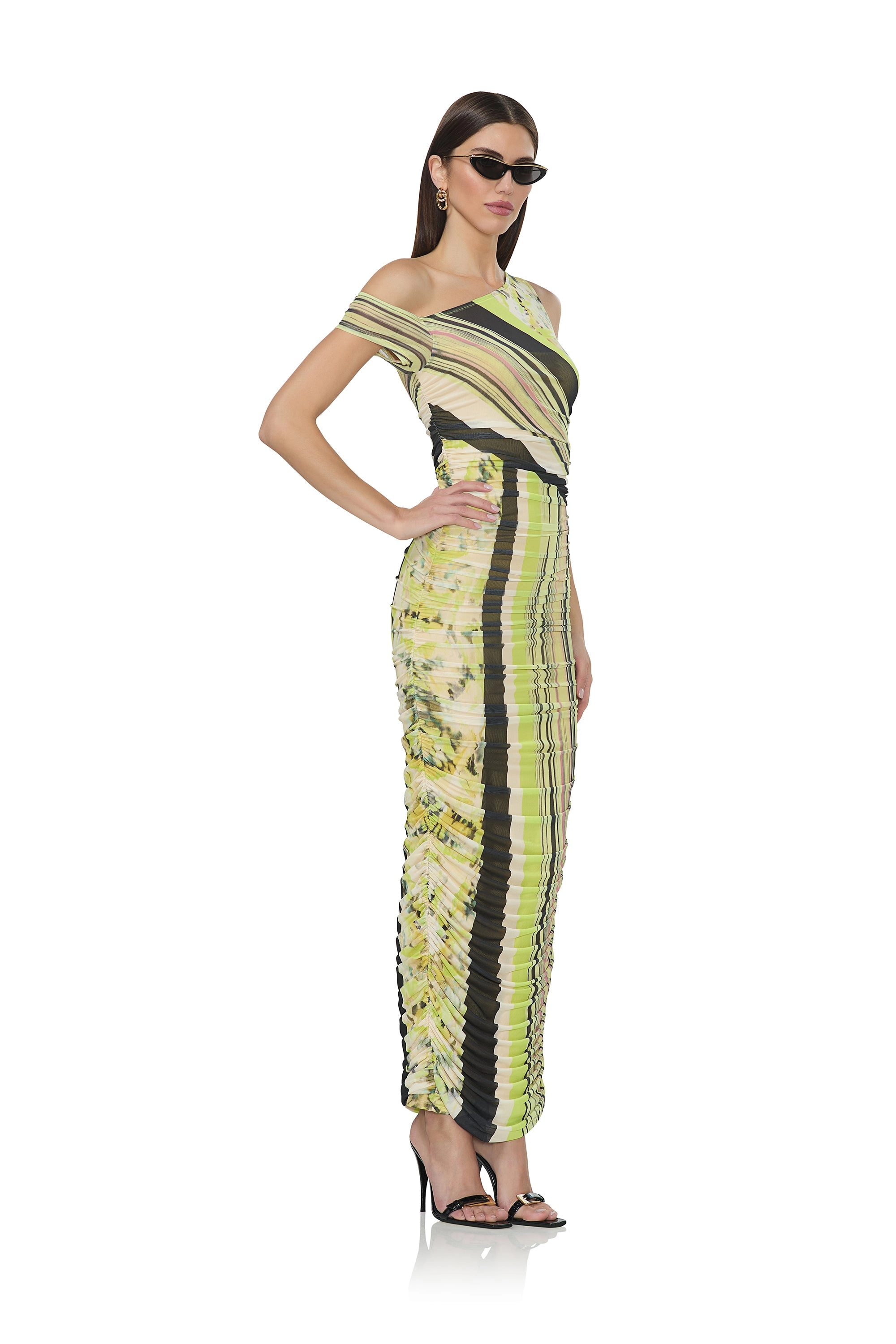 Biona Dress - Wing Stripe