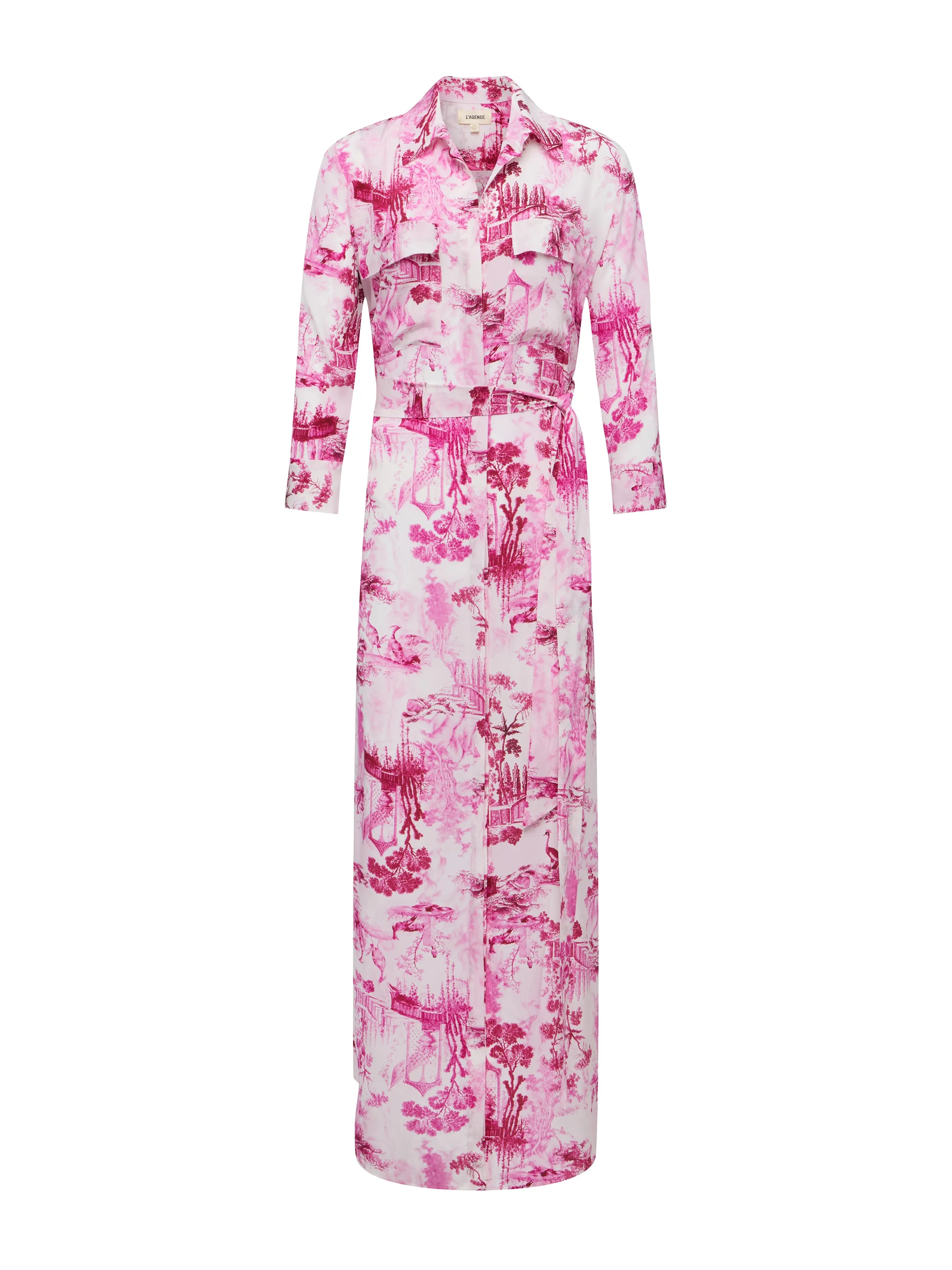 Cameron Silk Shirt Dress