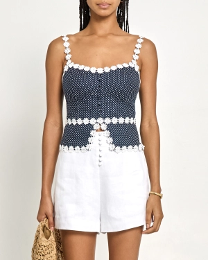 Cassandra Linen Top