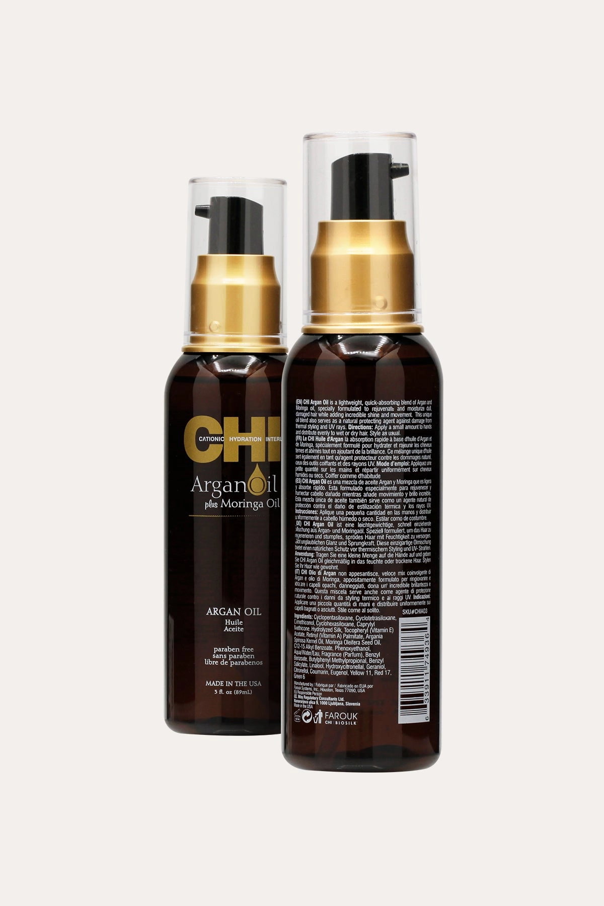 CHI ARGAN OIL PLUS MORINGA OIL ARGAN OIL 3oz