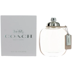 Coach Women's Eau De Toilette Spray - Creamy Turkish Roses and Raspberry, 3 oz