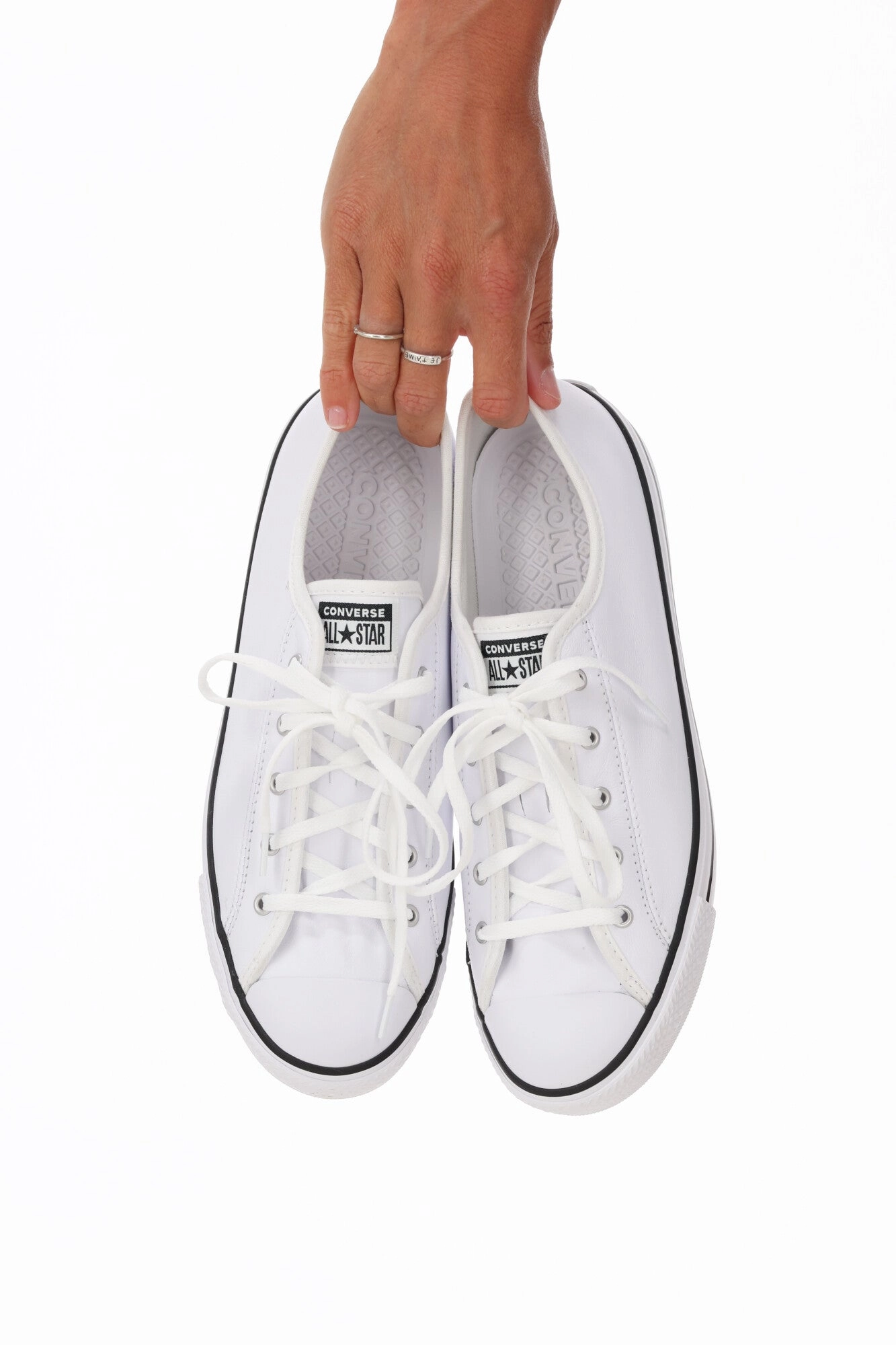 Converse Chuck Taylor Dainty Leather Low White