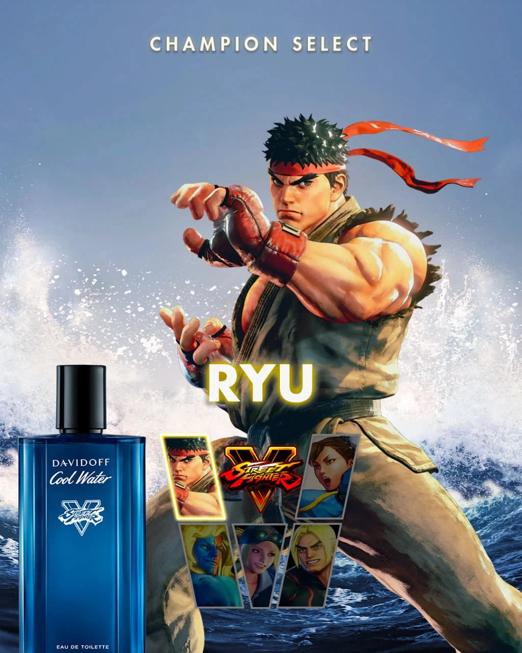 Cool Water Street Fighter Champion Edition 4.2 EDT for men