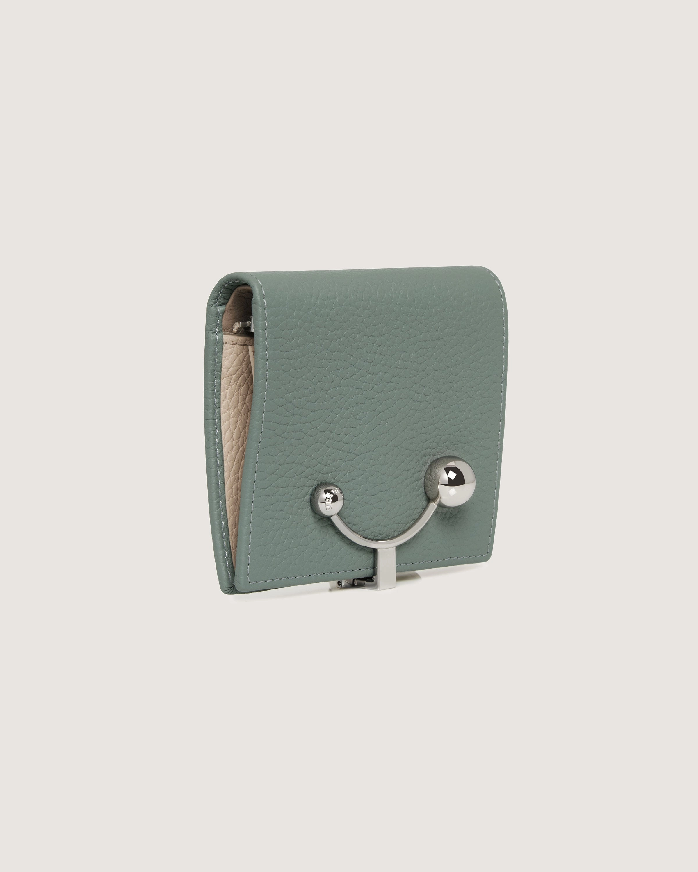 Crescent Wallet - Stone Blue/Mushroom/Oat Tri Colour