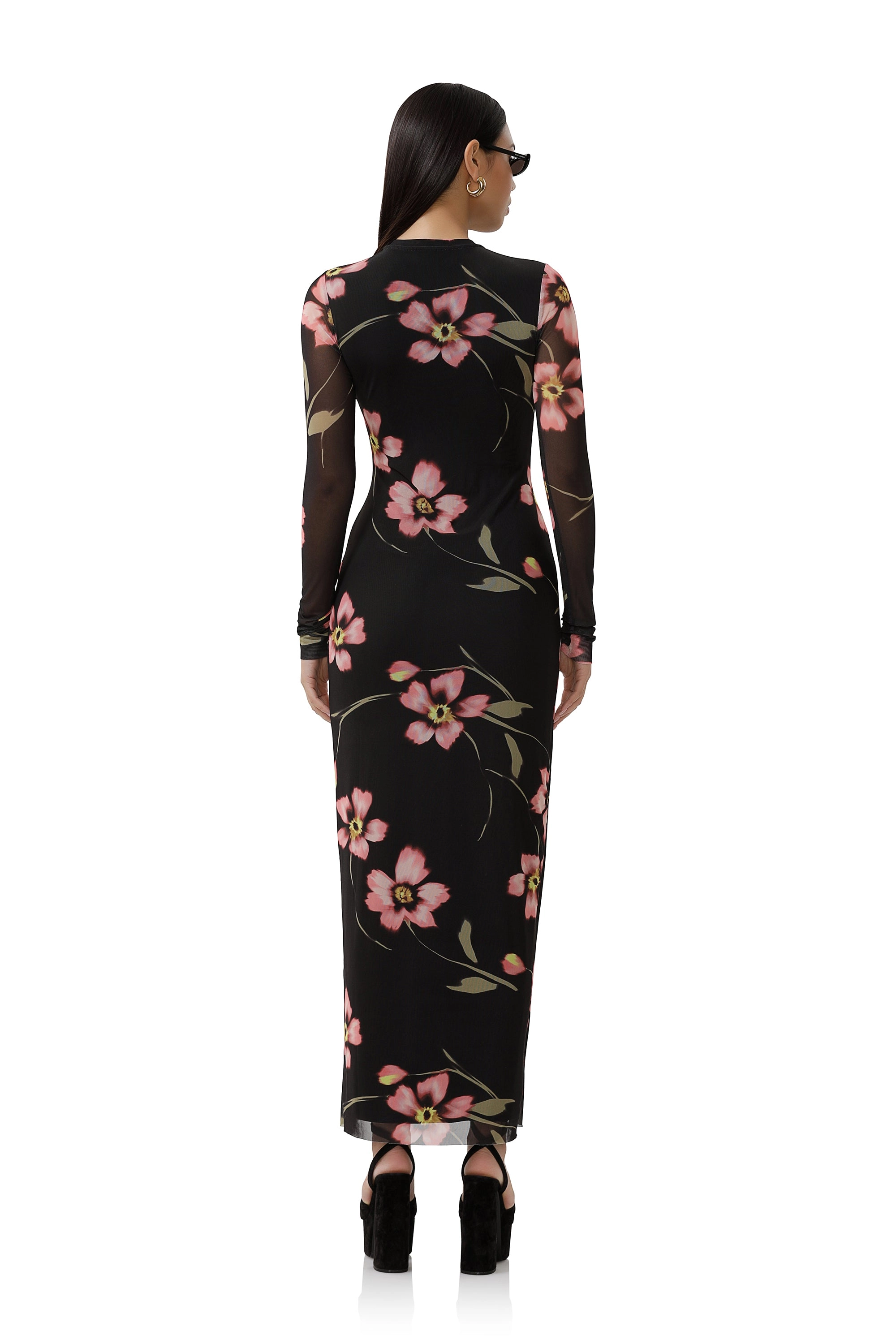 Didi Dress - Black Floral