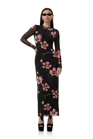 Didi Dress - Black Floral