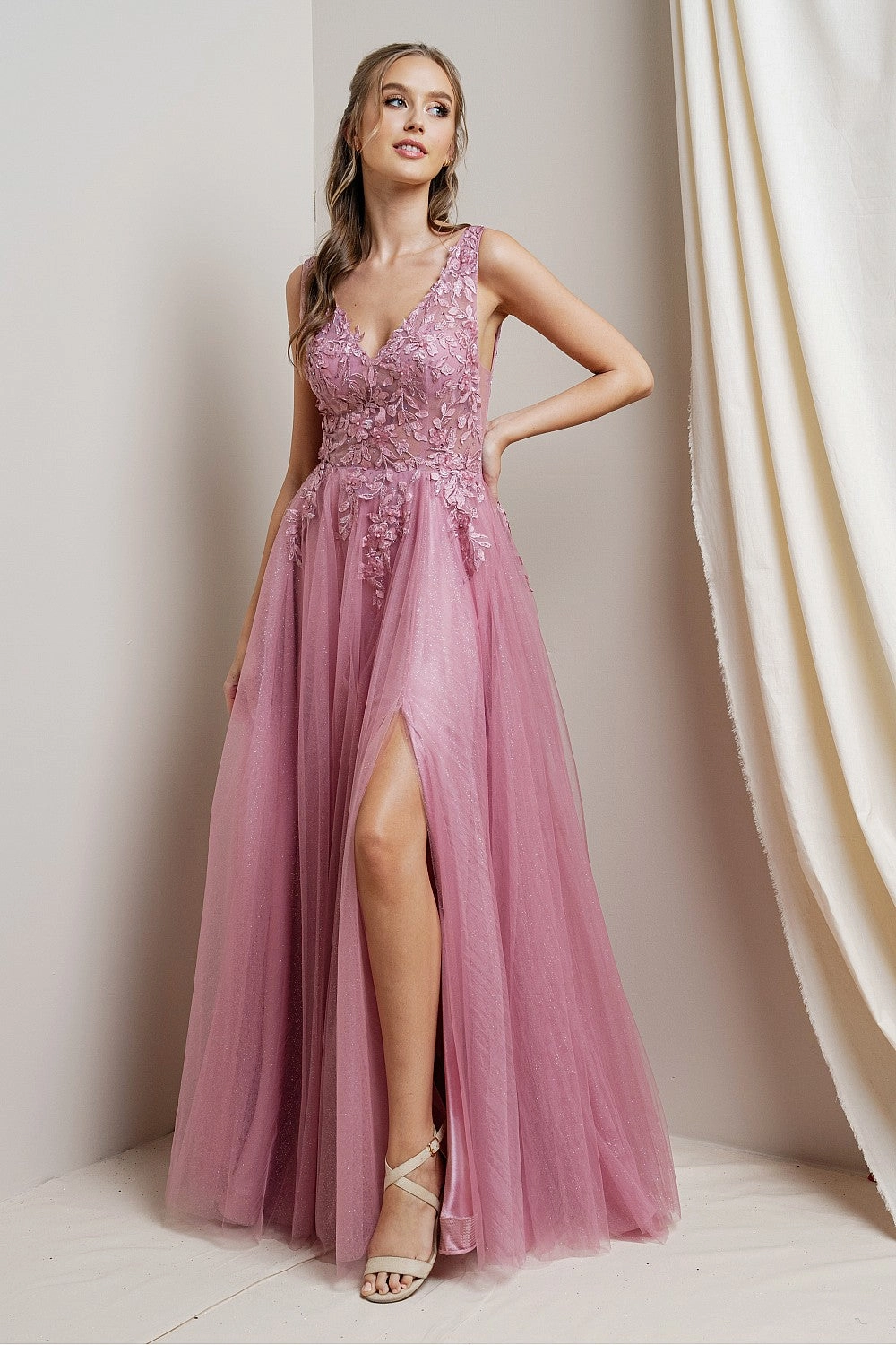 Donatella Dress in Rose