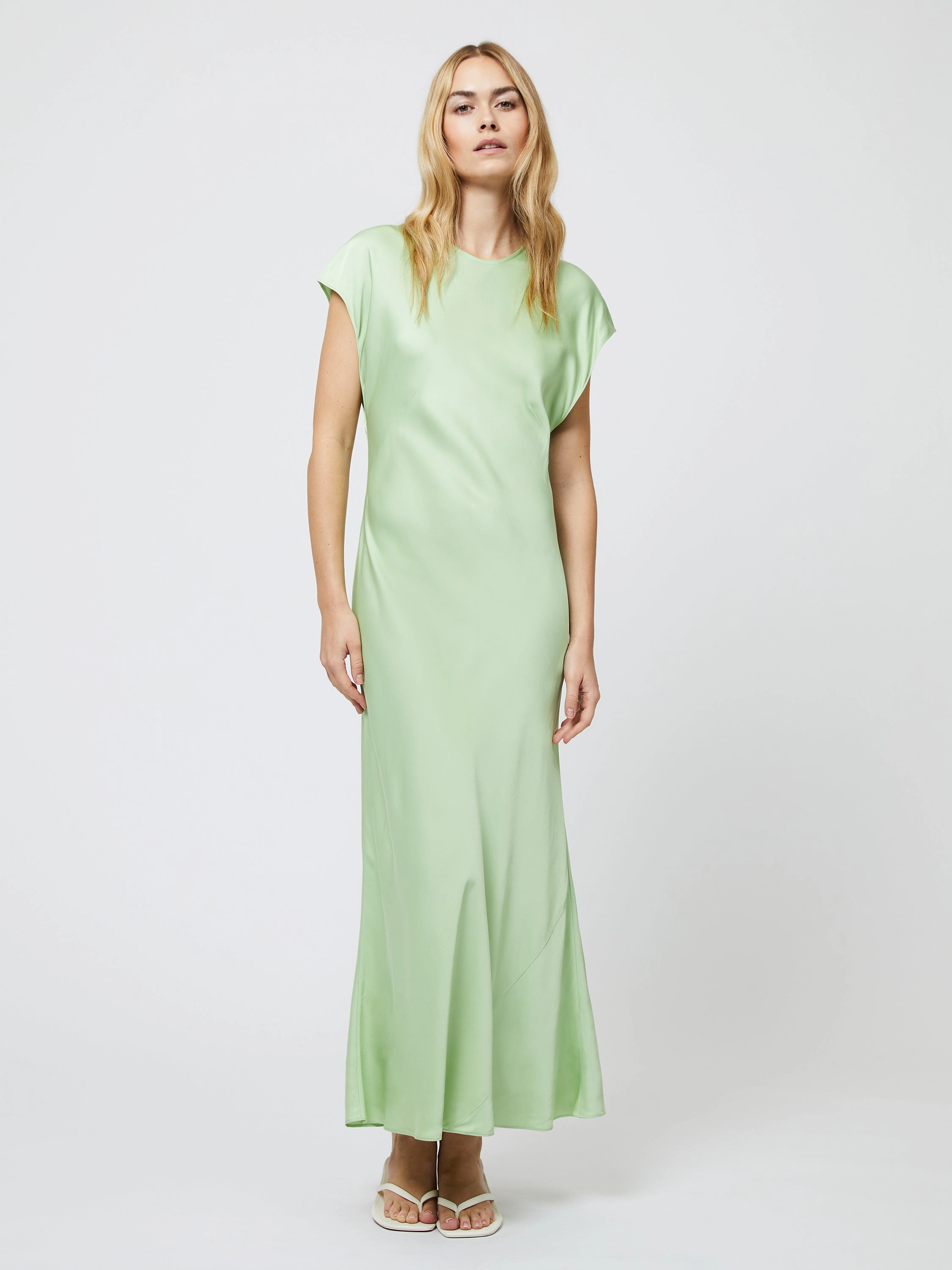 Ennis Satin Column Maxi Dress