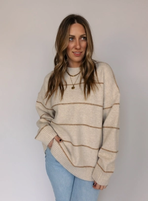 Enzo Striped Sweater - Final Sale