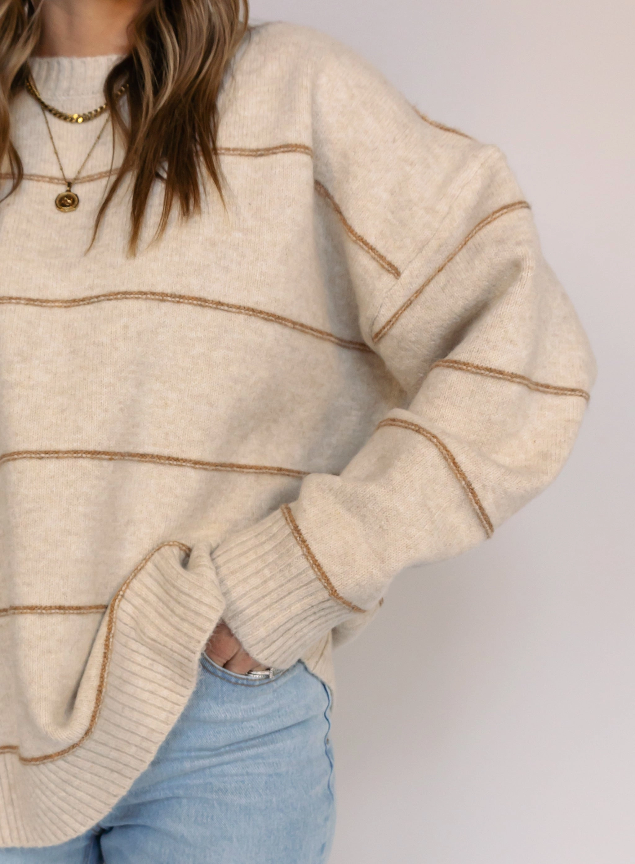 Enzo Striped Sweater - Final Sale