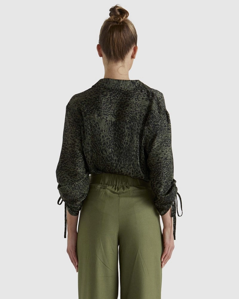 Fate Explorer Shirt Khaki Leopard