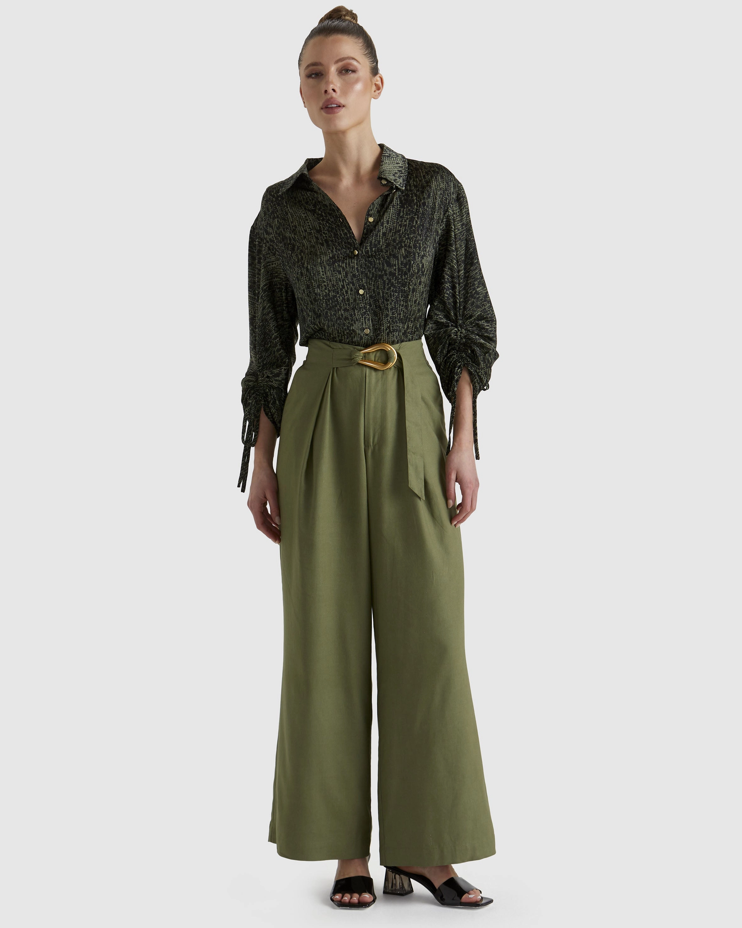 Fate Explorer Shirt Khaki Leopard