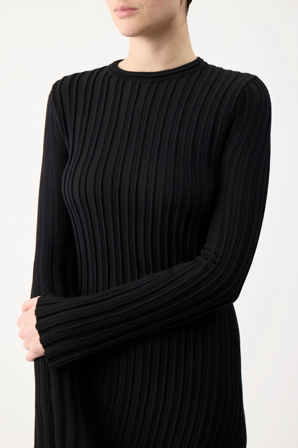 Fiona Knit Dress in Multi Cashmere Silk