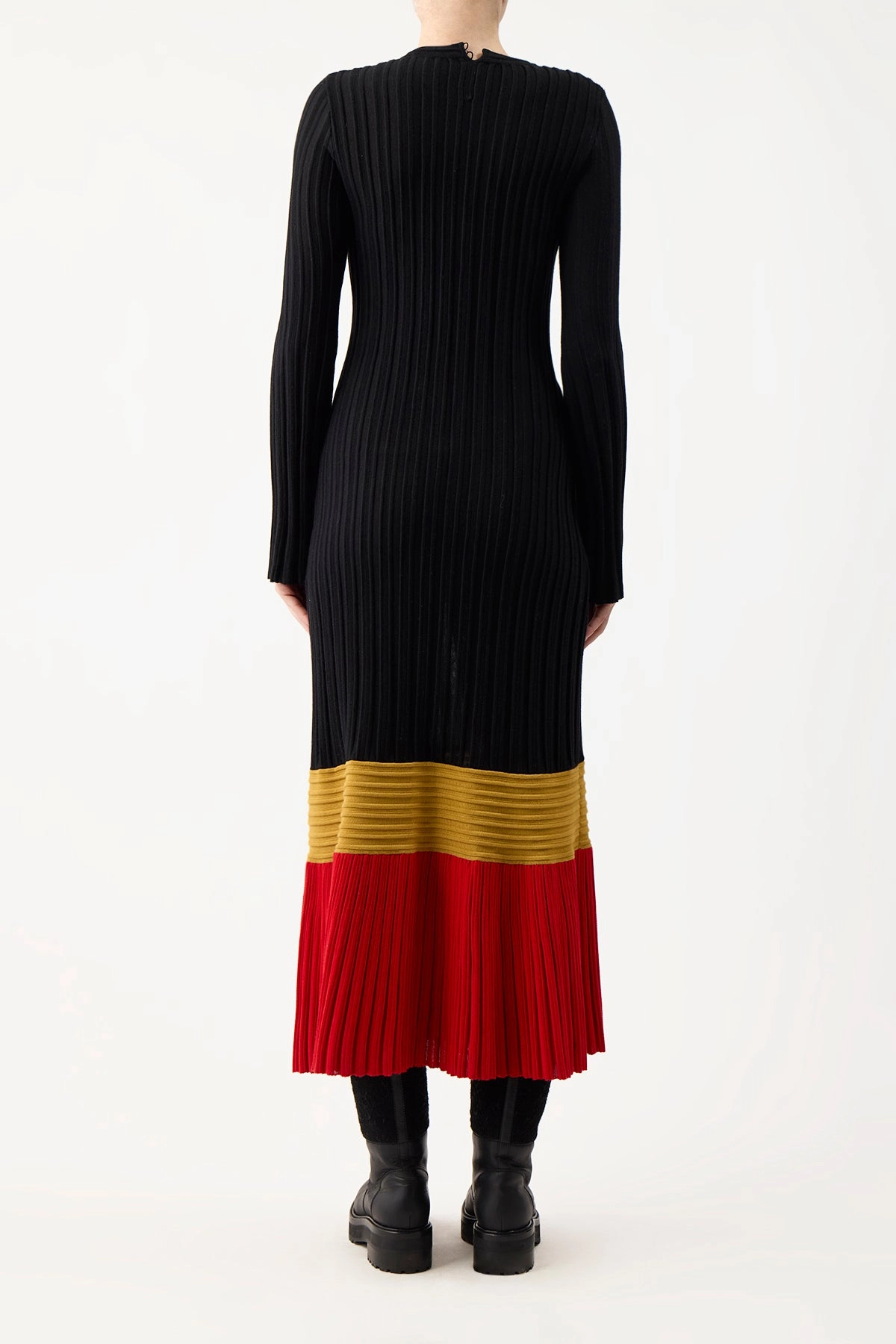 Fiona Knit Dress in Multi Cashmere Silk