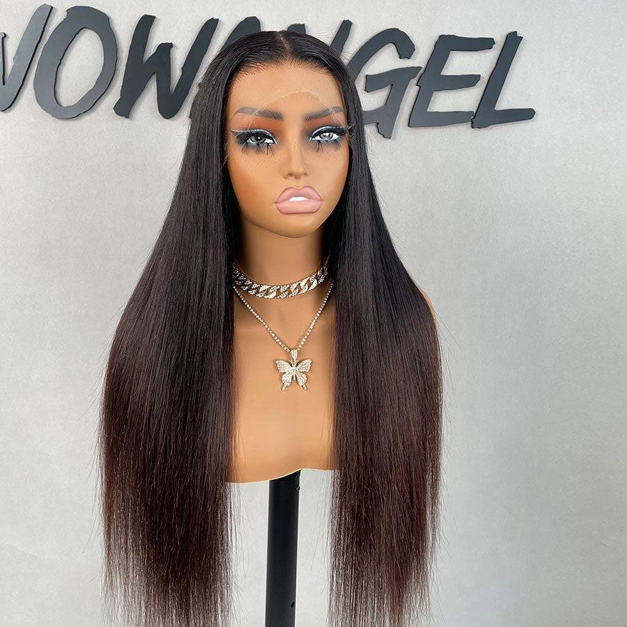 FLASH SALE | 13x6 24 INCH Ombre Silky Straight Skinlike Real HD Lace Front Wig