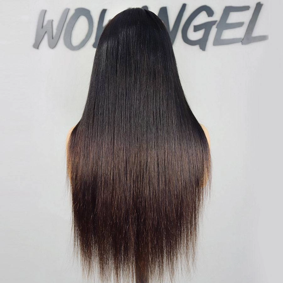 FLASH SALE | 13x6 24 INCH Ombre Silky Straight Skinlike Real HD Lace Front Wig