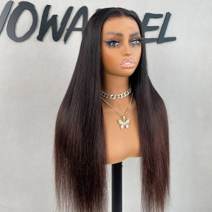FLASH SALE | 13x6 24 INCH Ombre Silky Straight Skinlike Real HD Lace Front Wig