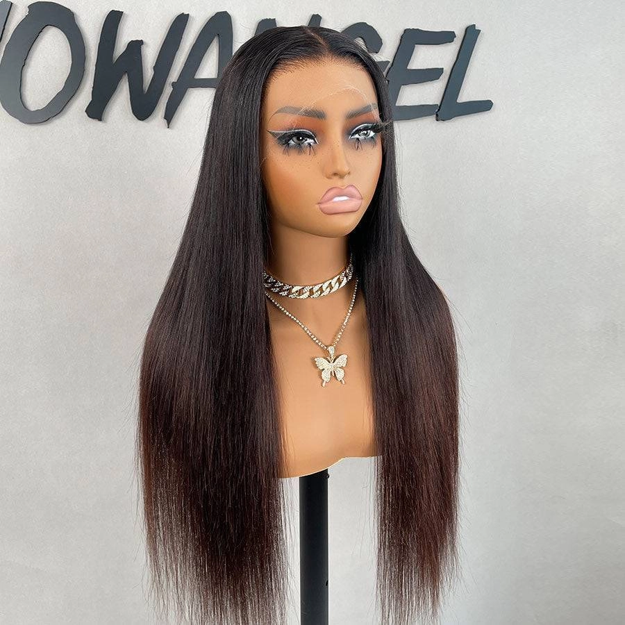 FLASH SALE | 13x6 24 INCH Ombre Silky Straight Skinlike Real HD Lace Front Wig
