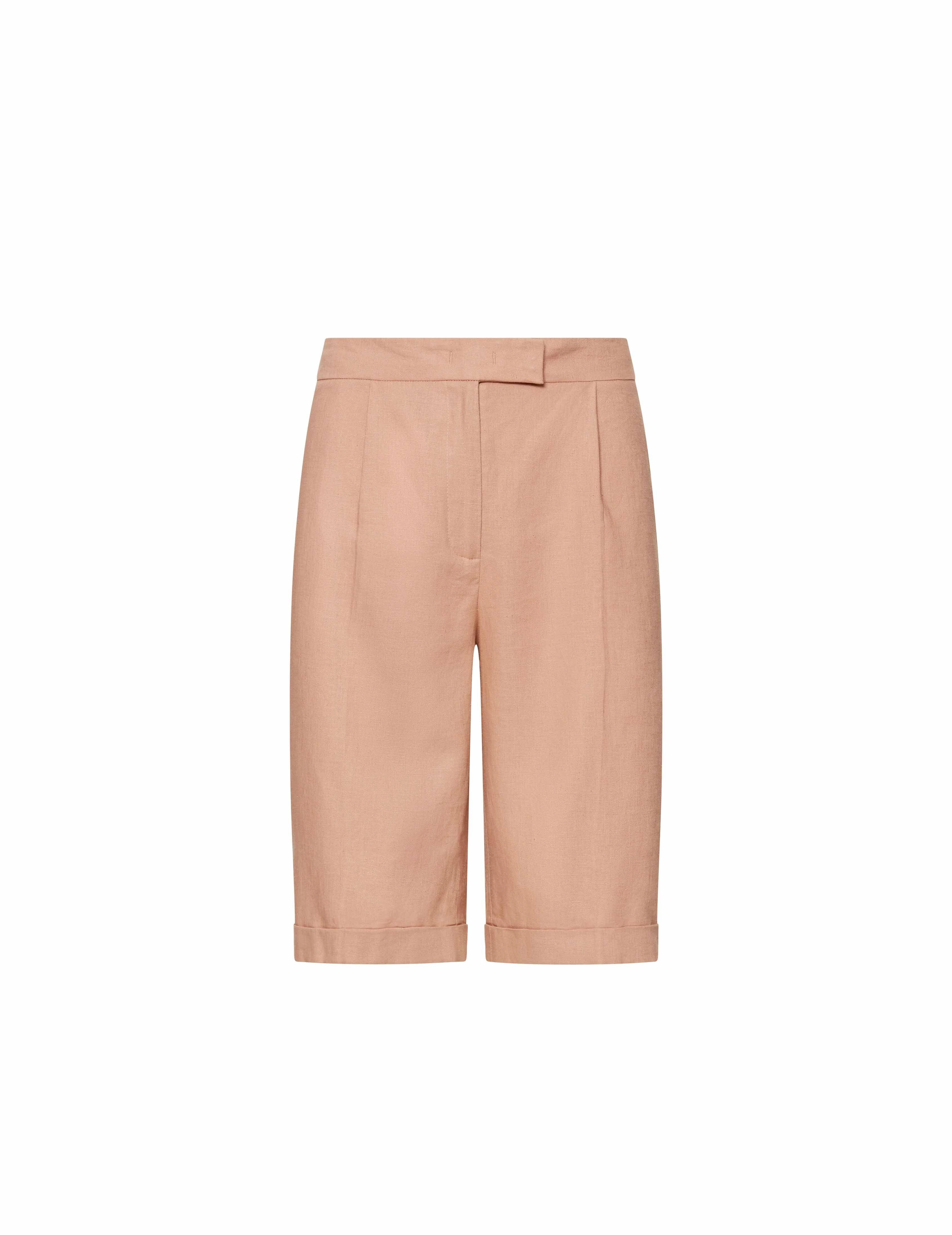 Fly Front Pleat Bermuda- Sale