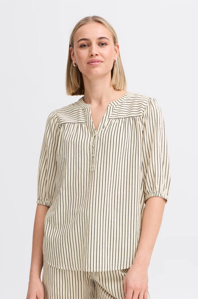 Fransa Maddie Whisper White Blouse