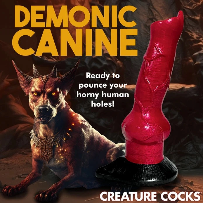 Hell Hound Canine Silicone Dildo