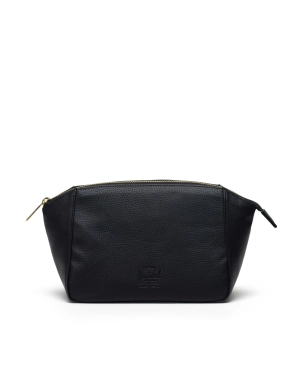 Herschel Milan Small Toiletry Bag Vegan Leather Black