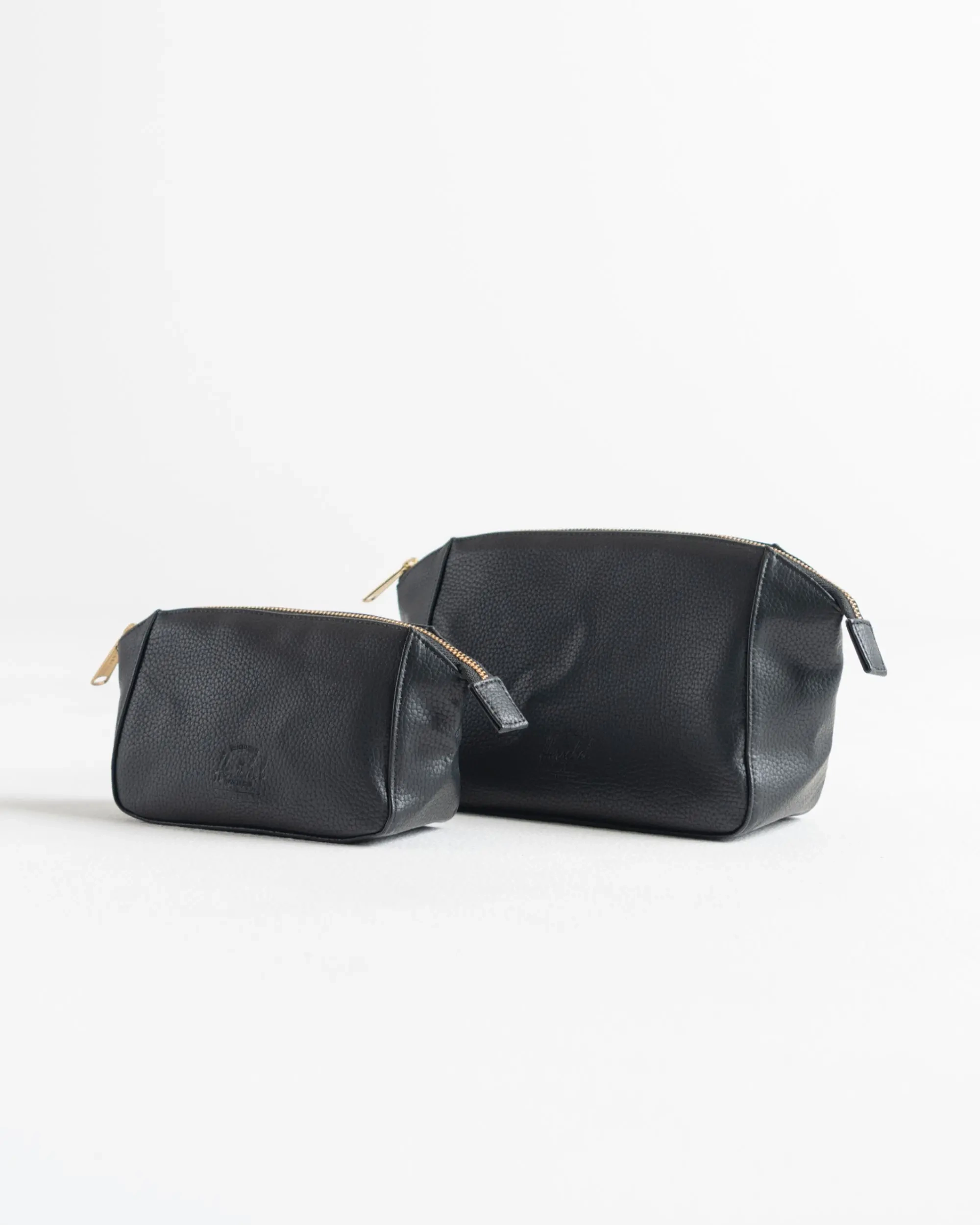 Herschel Milan Small Toiletry Bag Vegan Leather Black