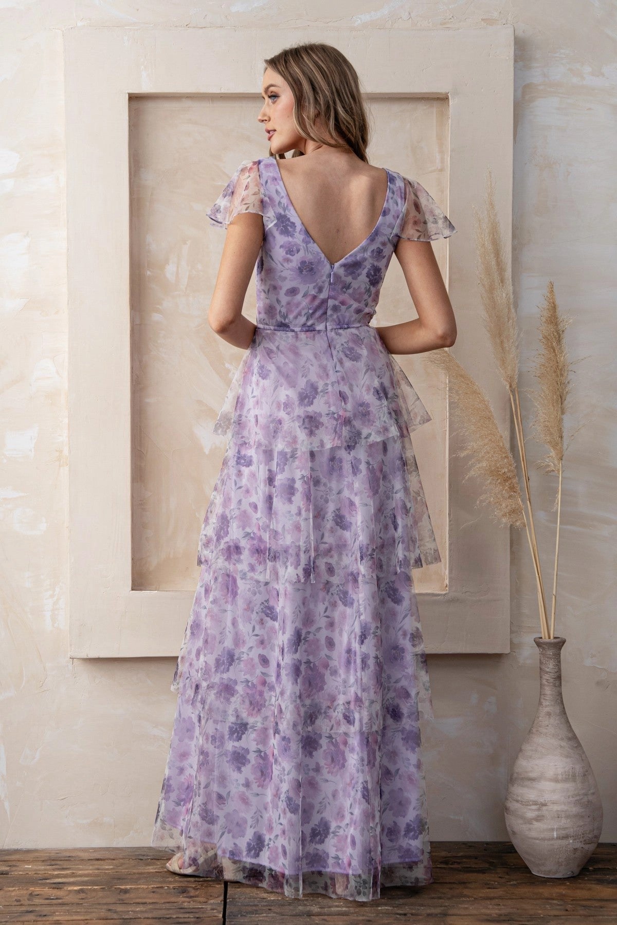 Jane Dress in Lilac Floral