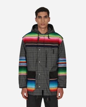 Jay Kay Striped Check Jacket Grey