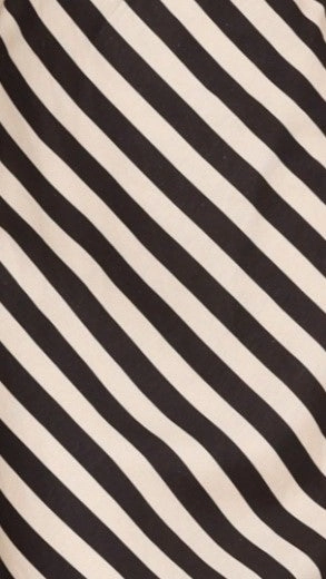 Josie Pants - Black/Beige Stripe