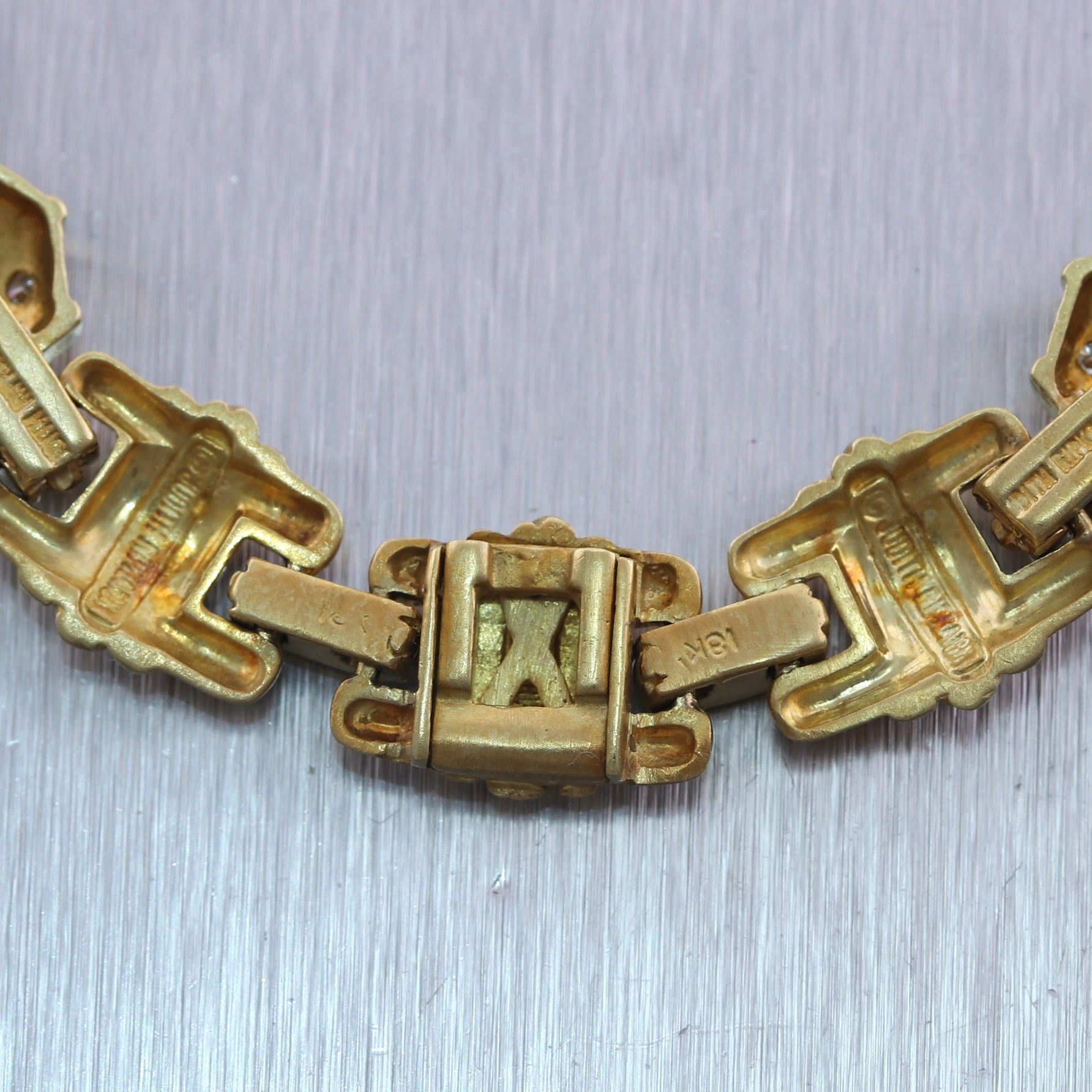Judith Ripka 18k Yellow Gold 0.80ctw Diamond Choker 15" Necklace