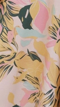 Kaethe Maxi Dress - Beige/Lilac