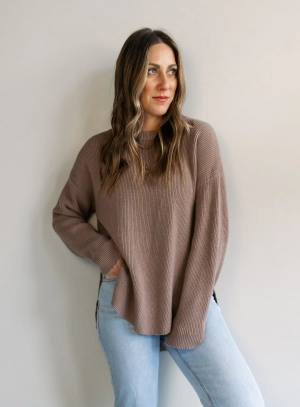 Kai Side Slit Sweater - Final Sale