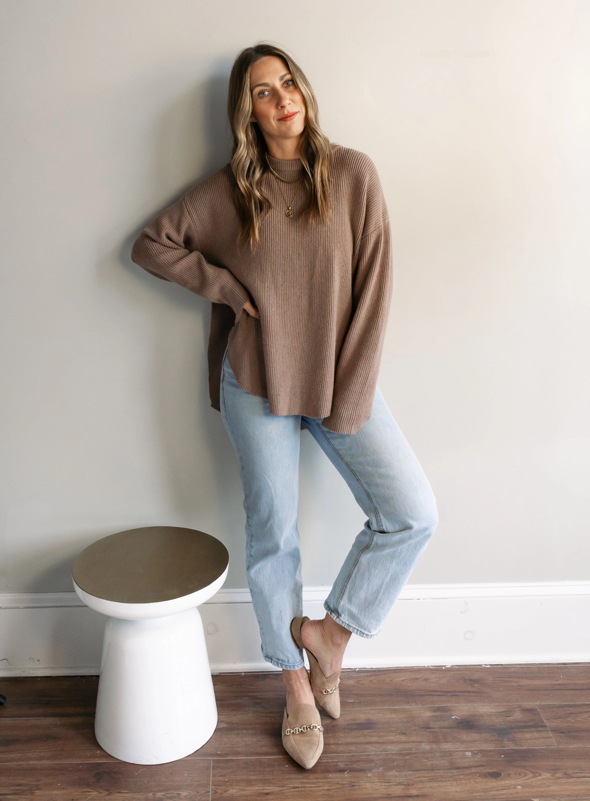 Kai Side Slit Sweater - Final Sale