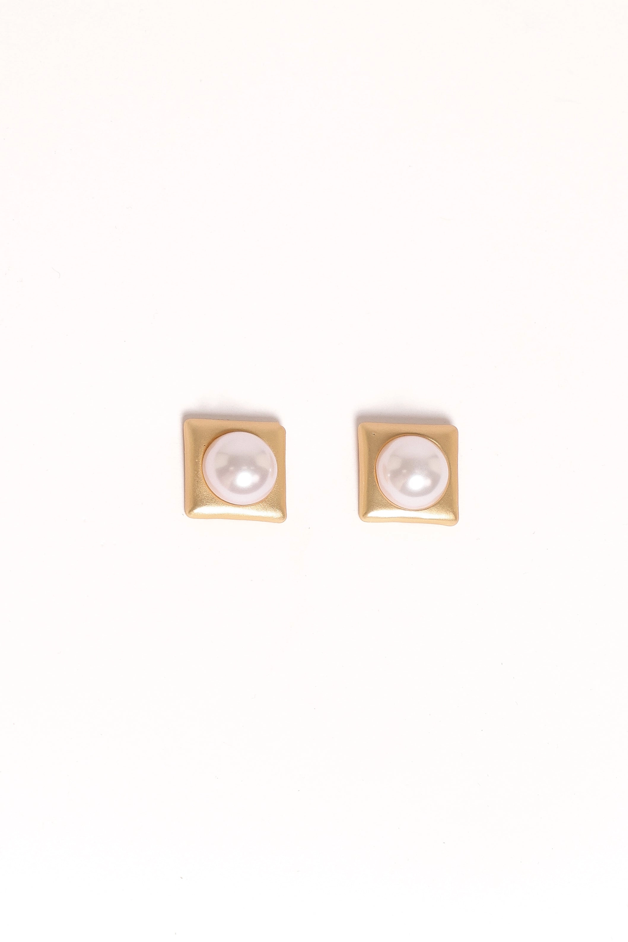 Kimmy Pearl Earrings - Gold