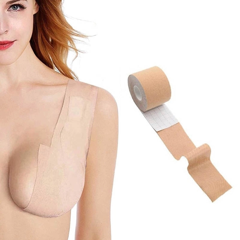 Lift Up Boob Tape Strapless Silicone Sticky Bra