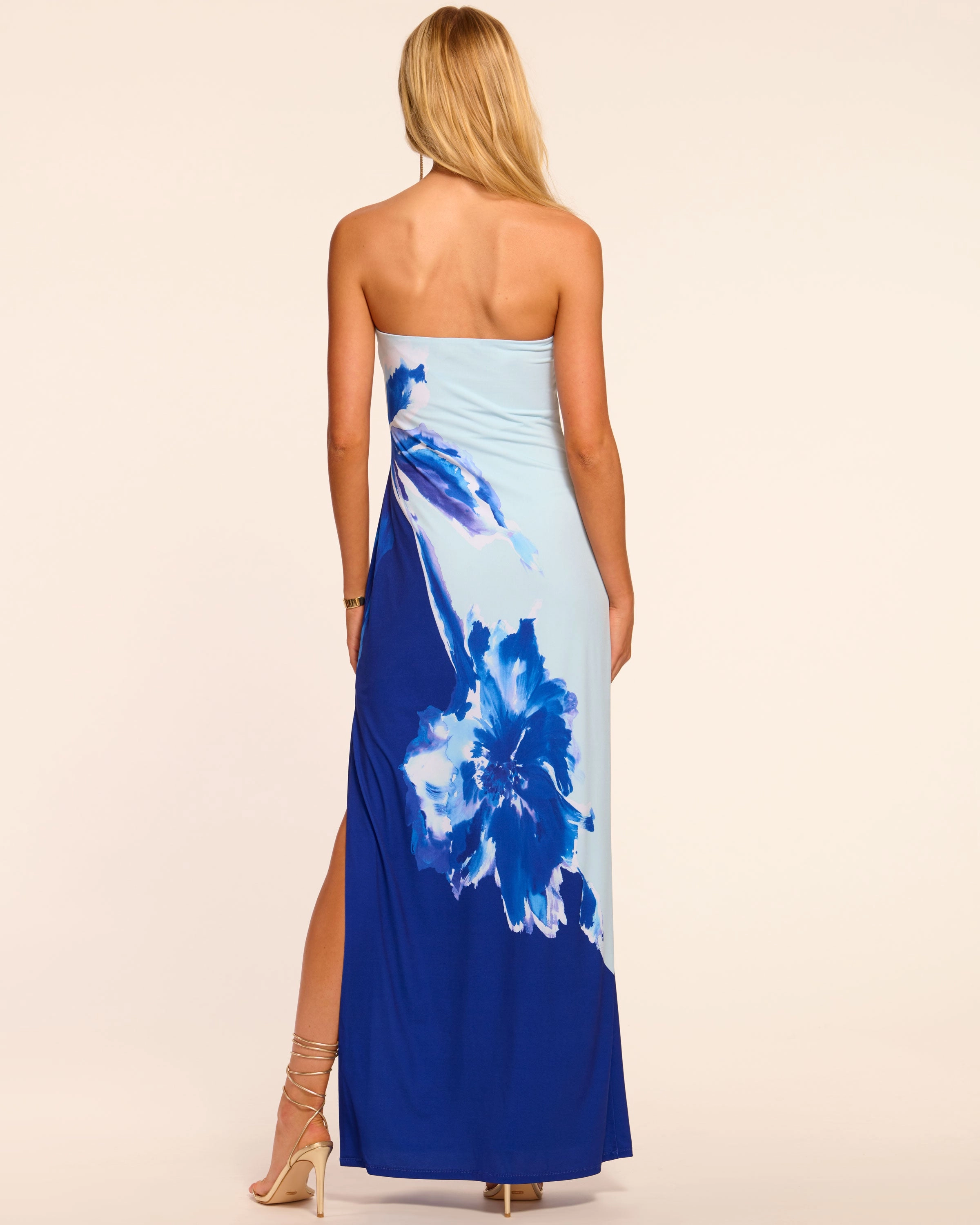 Nora Strapless Jersey Maxi Dress