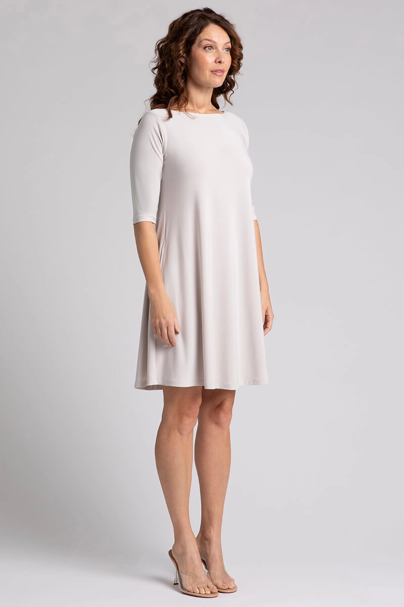 Nu Trapeze Dress | Cashew