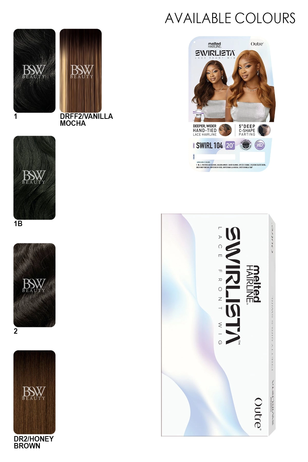 OUTRE MELTED HAIRLINE SWIRLISTA -SWIRL 104