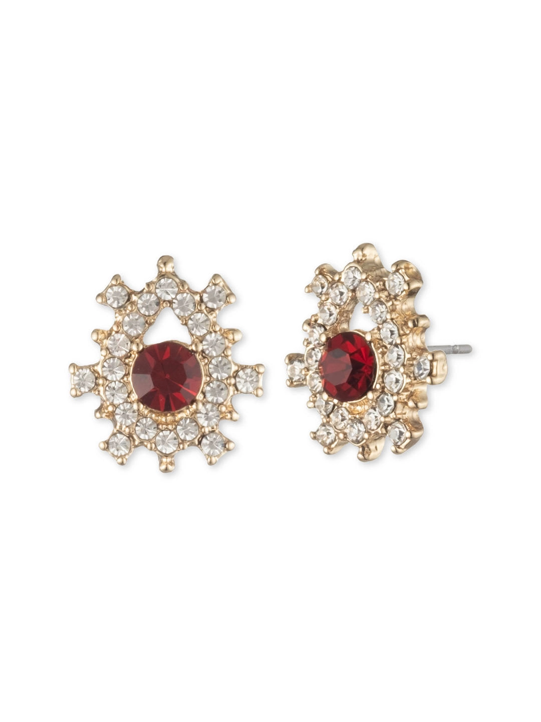 Poised Button Earring
