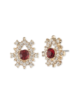 Poised Button Earring