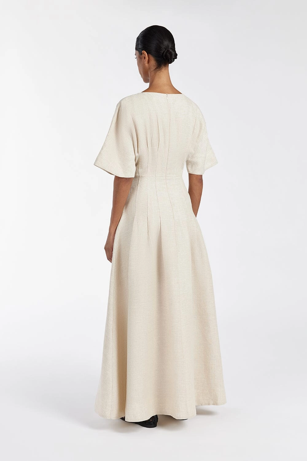 RAF NATURAL BOATNECK MIDI DRESS